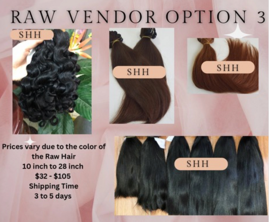 Raw Vendor Option #3