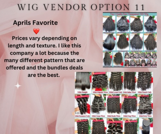 Wig Vendor Option 11