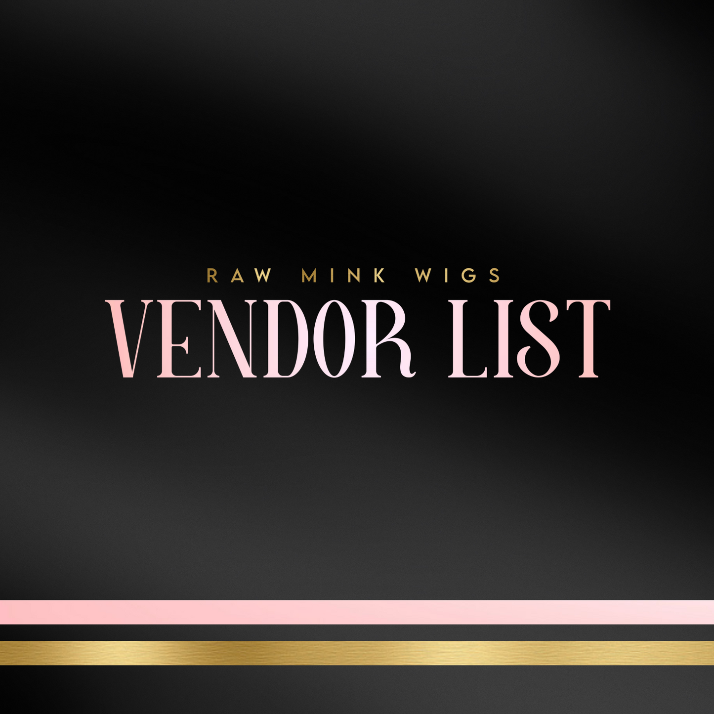 Wig Vendor List
